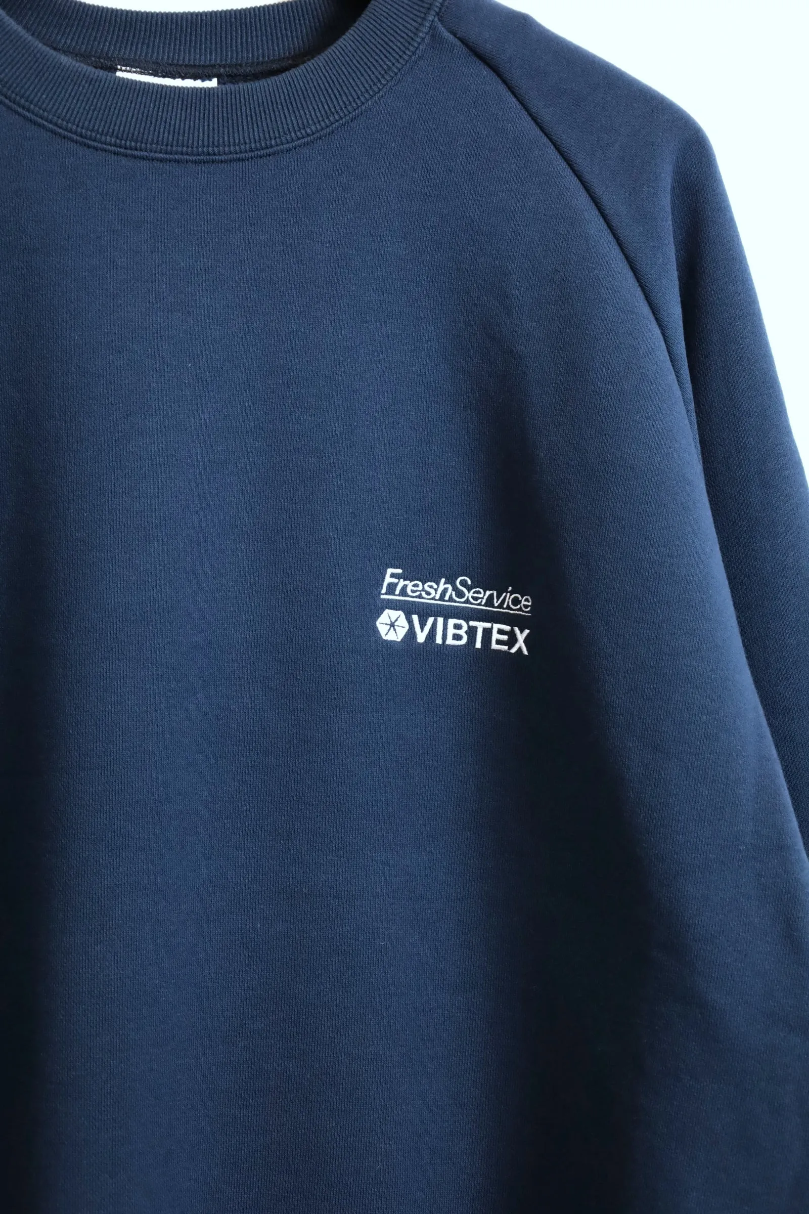 Fresh Service / VIBTEX for FreshService SWEAT CREW NECK PULLOVER - Navy