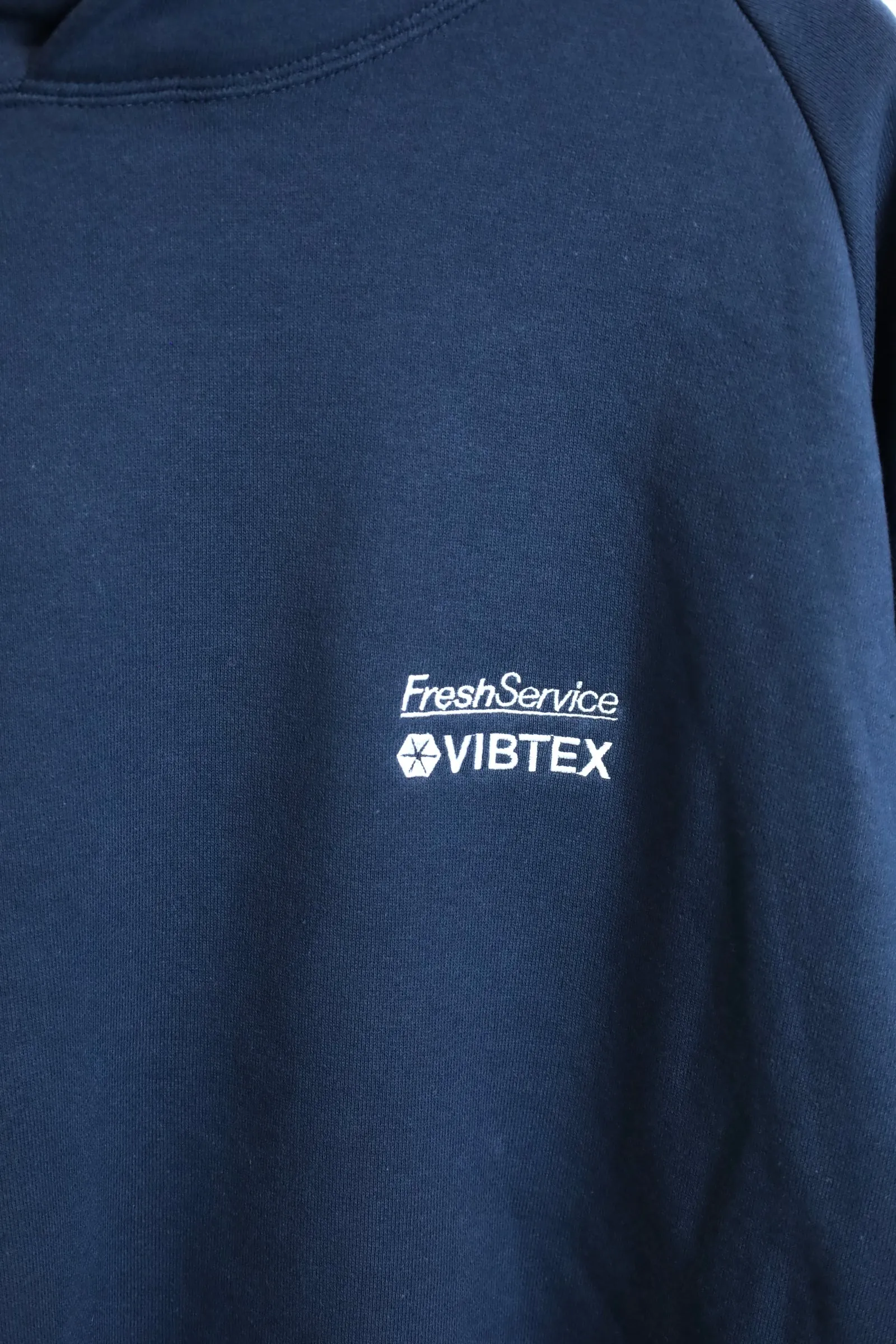 Fresh Service / VIBTEX for FreshService SWEAT PULL HOODIE -  Navy