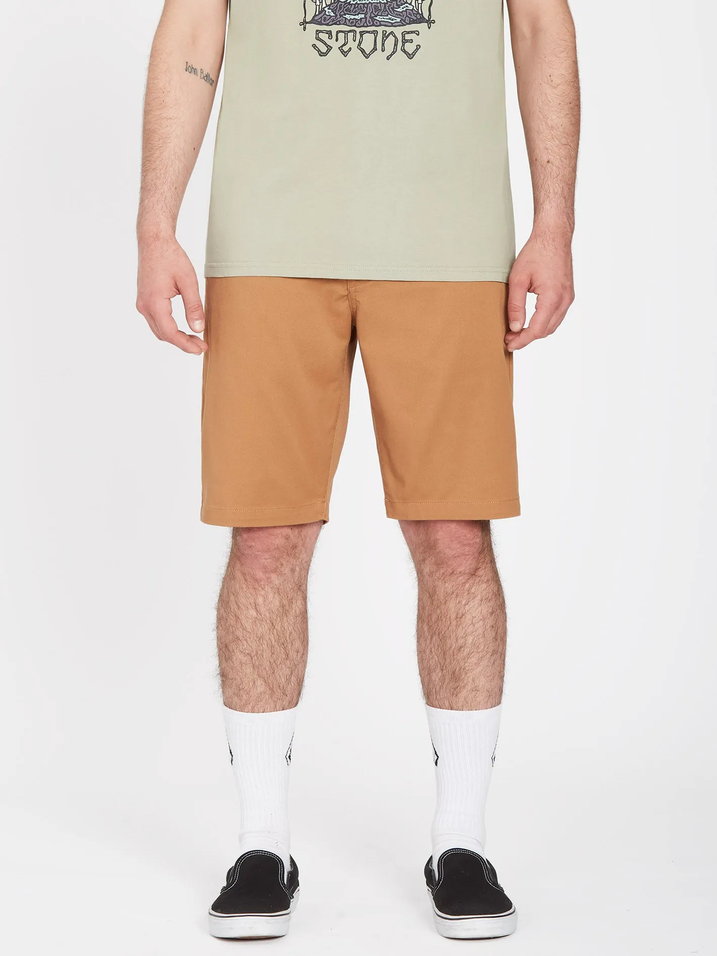 Frickin Modern Stretch 21" Short - TOBACCO