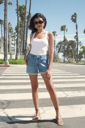 Friends Like These Denim Boyfriend Shorts