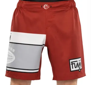 Fuji Electric Grappling Maroon Fight Shorts