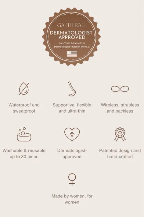 Gatherall Seamless Stick On Bra