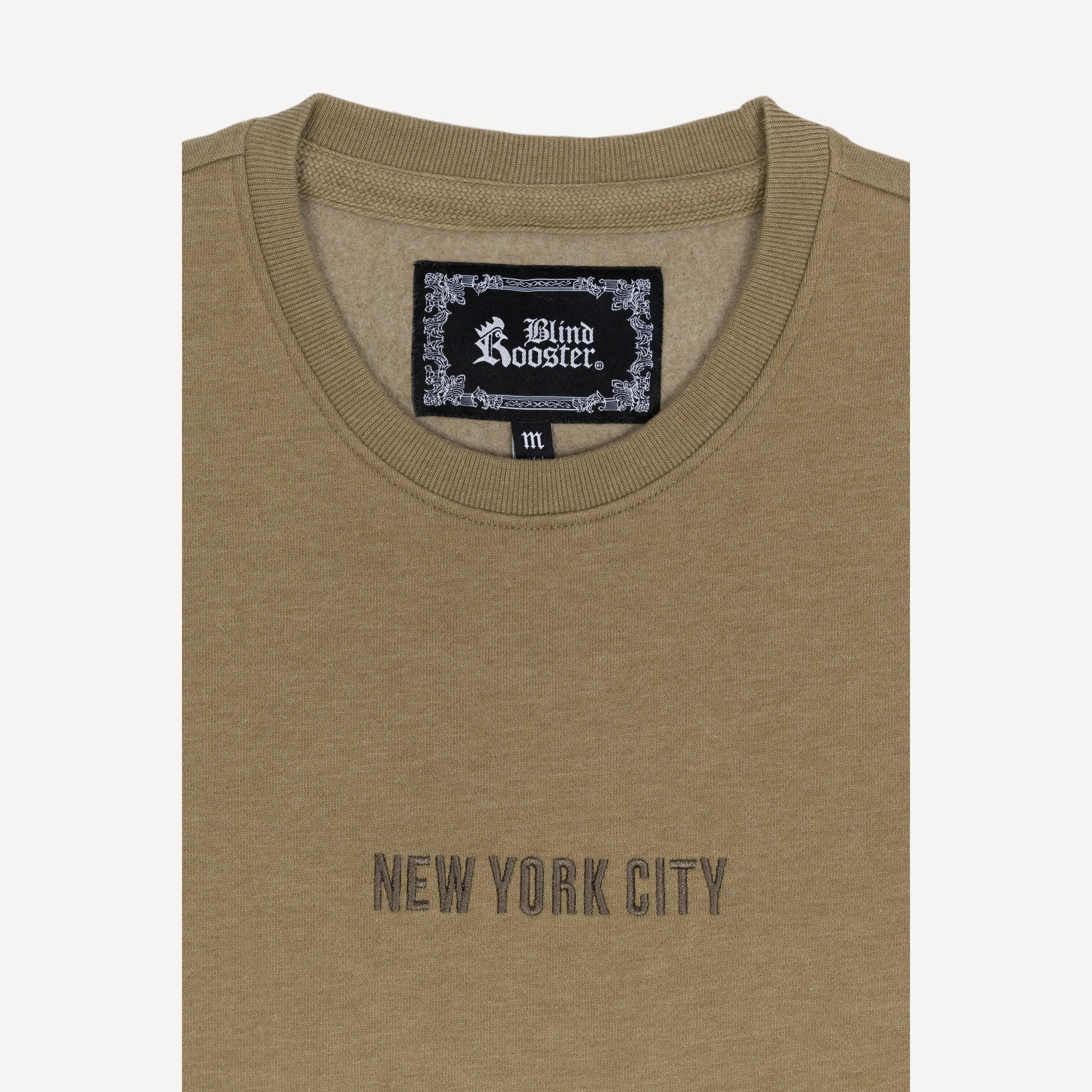Gender Neutral Graphic Wraparound Crewneck Sweatshirt - Elmwood / New York City