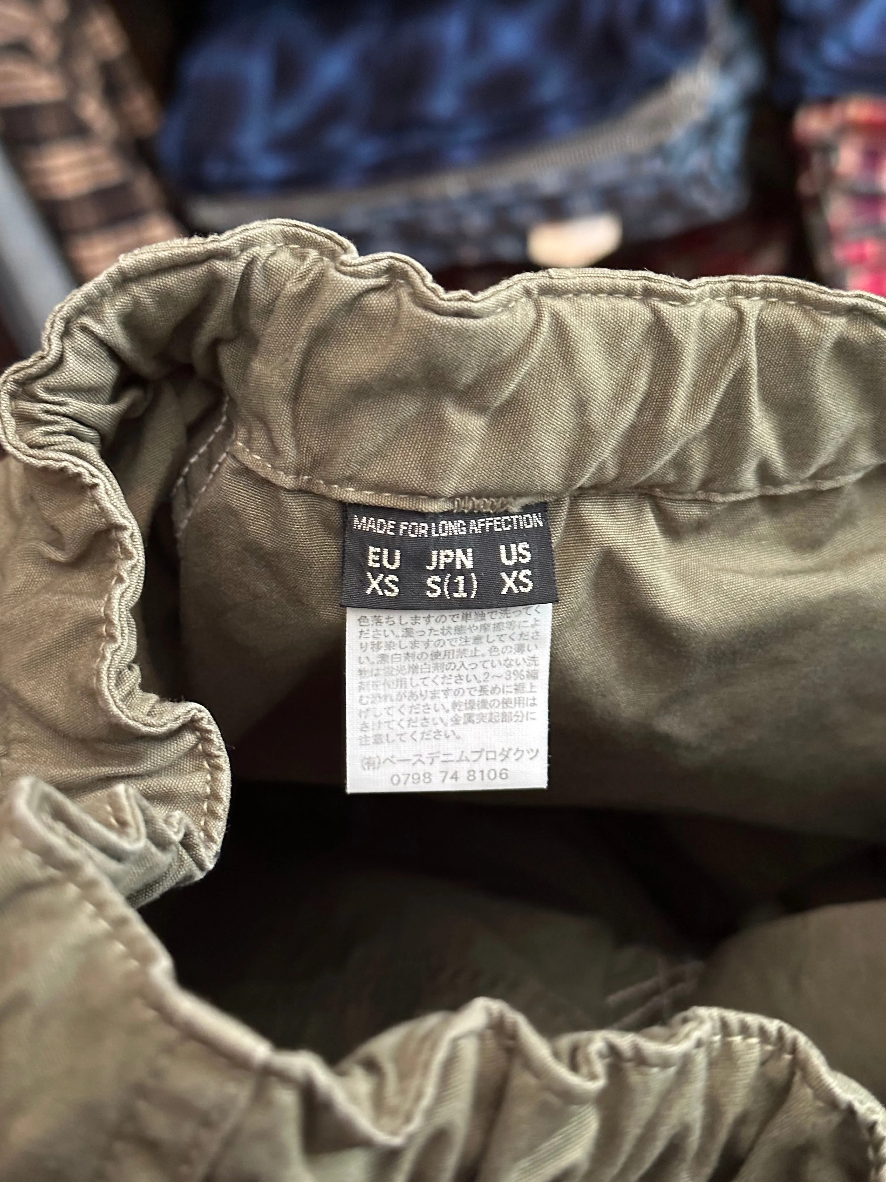 Gently Used orSlow Easy Cargo Pants - Army Green - 1