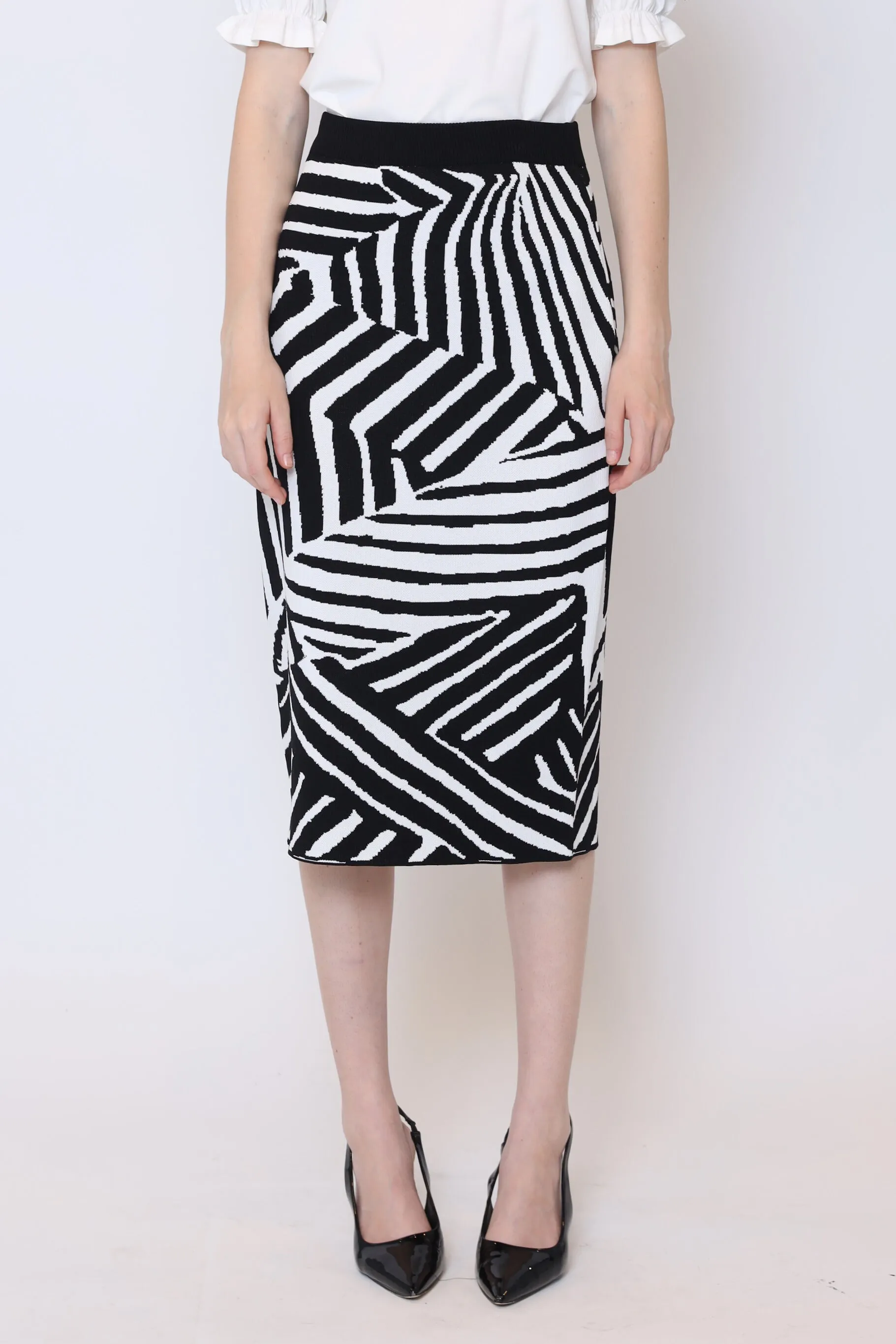 Geometric Glam Skirt