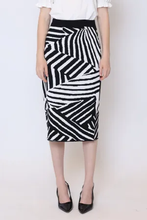 Geometric Glam Skirt