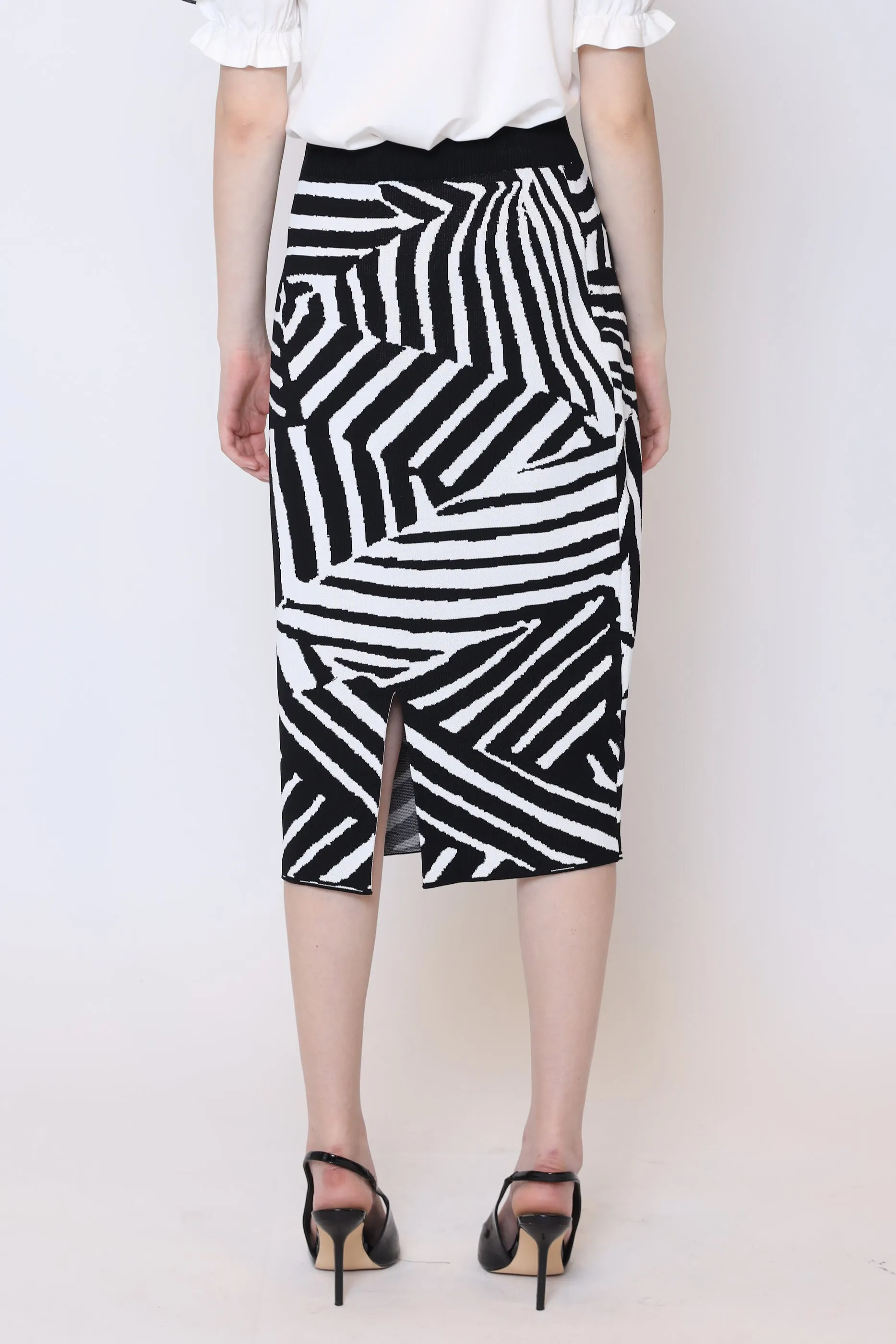 Geometric Glam Skirt