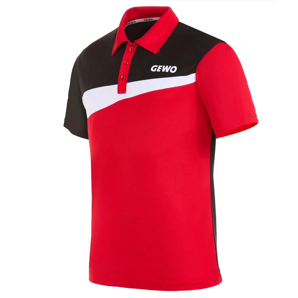 Gewo shirt Fondi III red/black