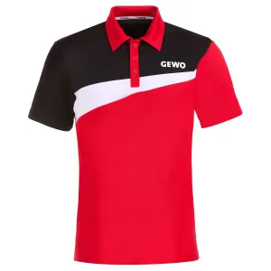Gewo shirt Fondi III red/black