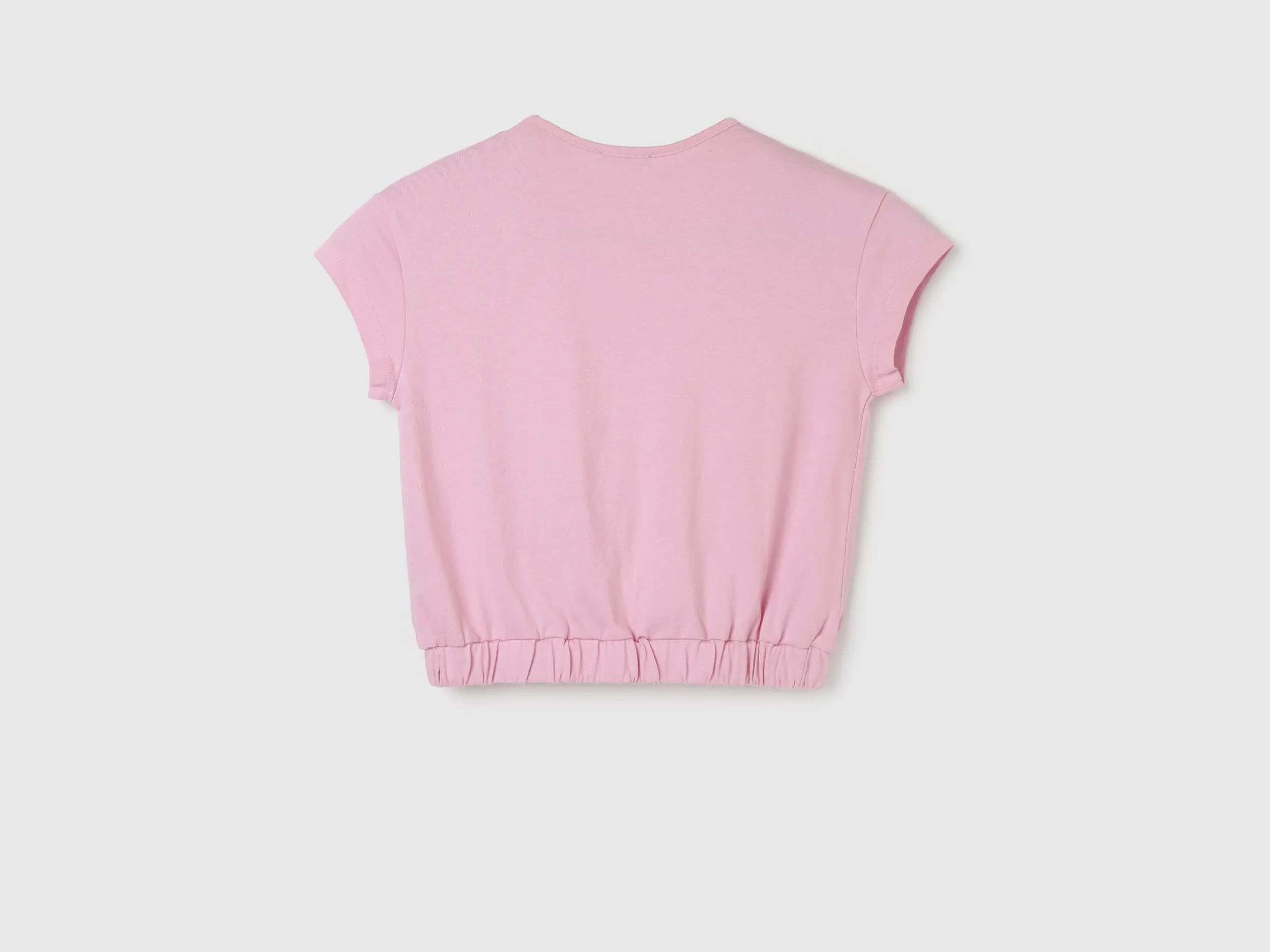 Girl's Regular Fit Round Neck Braided Tops