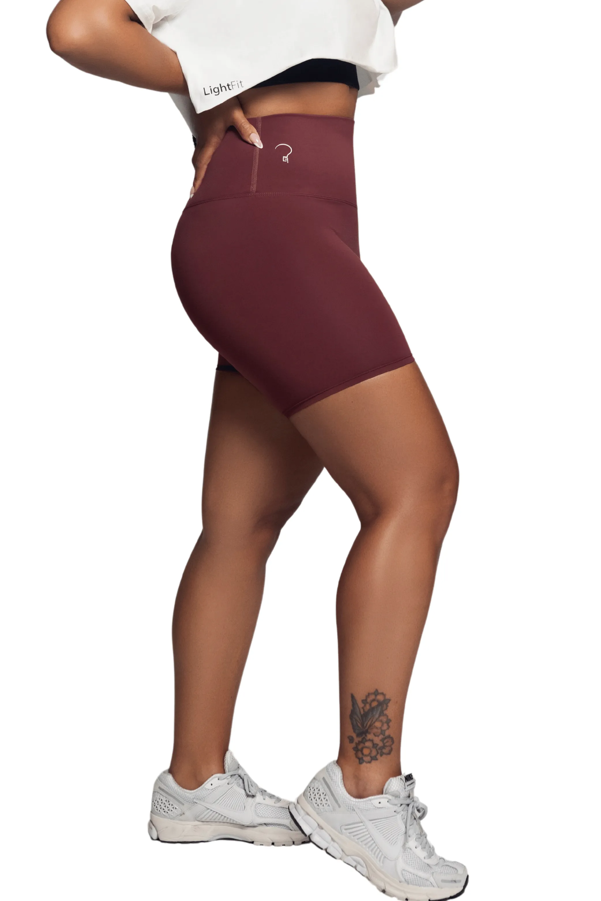 Girly High Waisted Compression Shorts