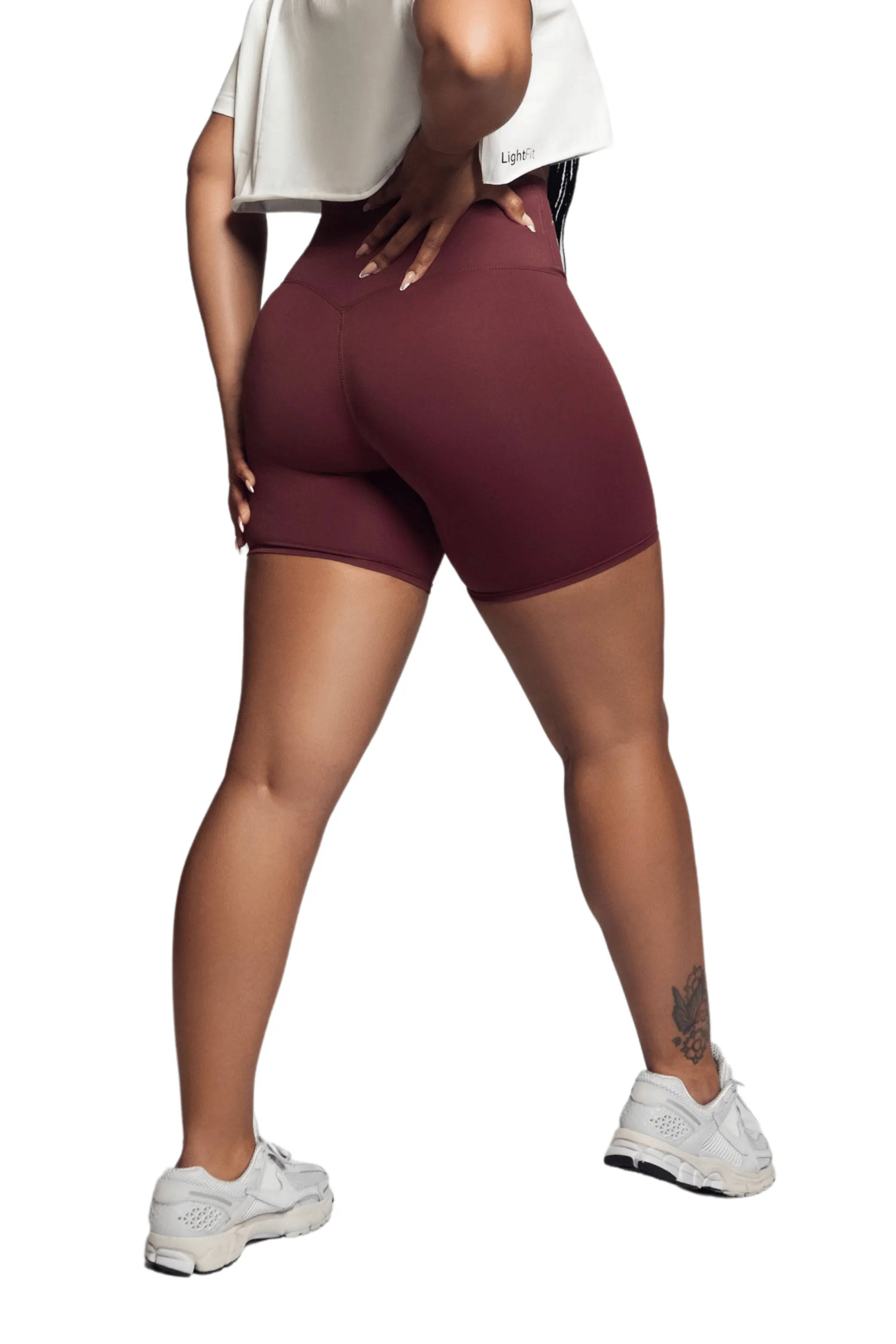 Girly High Waisted Compression Shorts