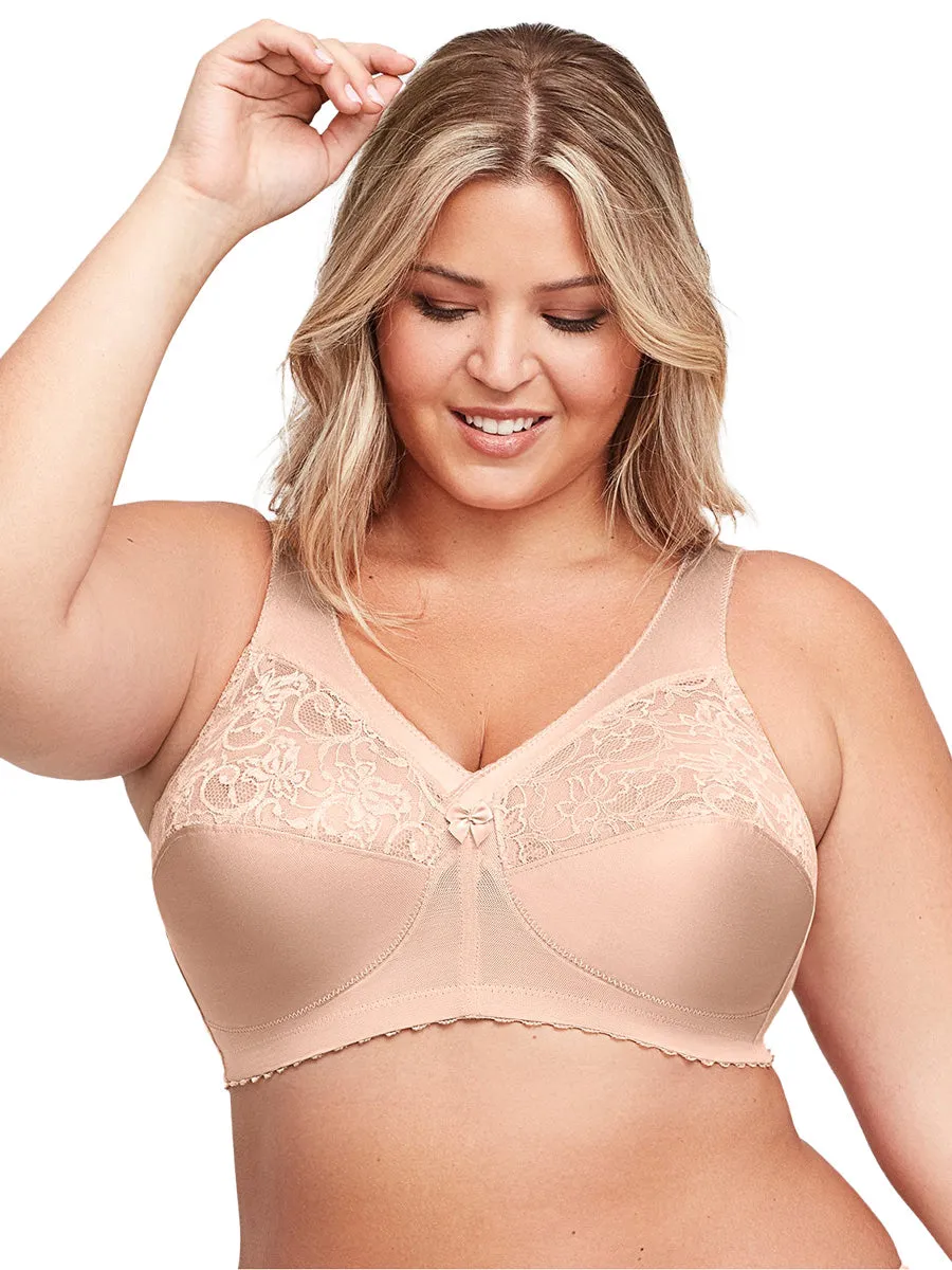 Glamorise Bra 1000 - Feel The Magic Wire-Free Support - Beige