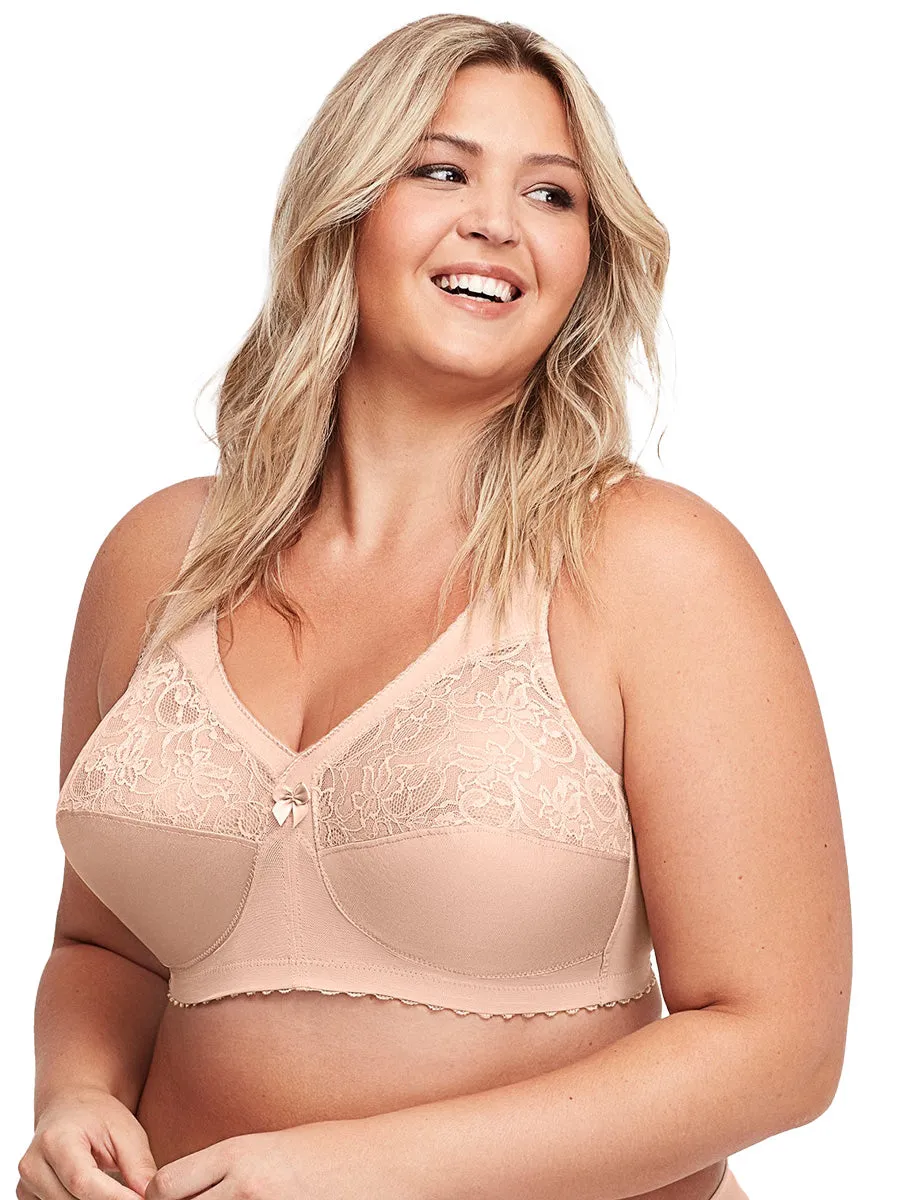 Glamorise Bra 1000 - Feel The Magic Wire-Free Support - Beige