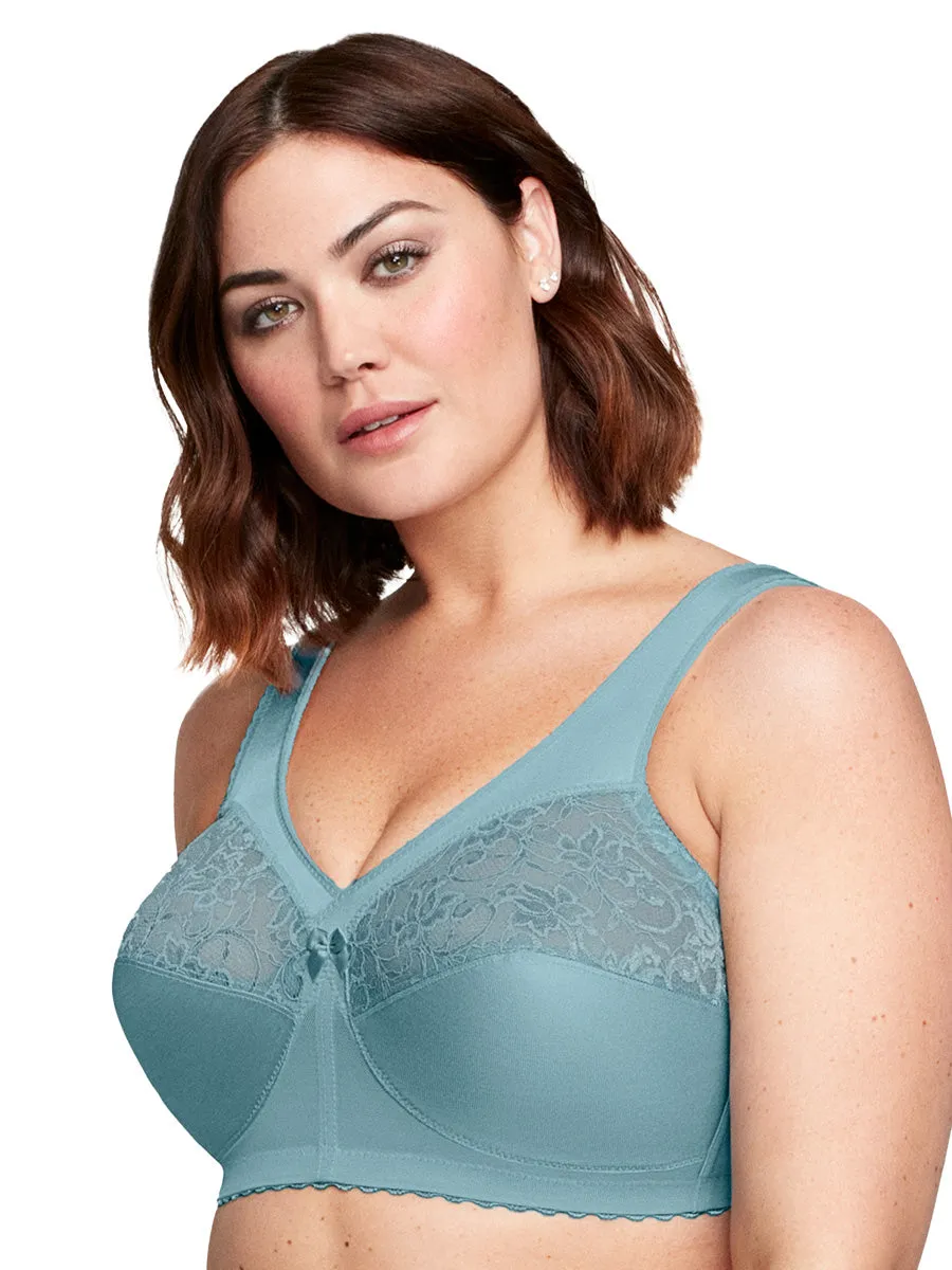 Glamorise Bra 1000 - Feel The Magic Wire-Free Support - Glacier