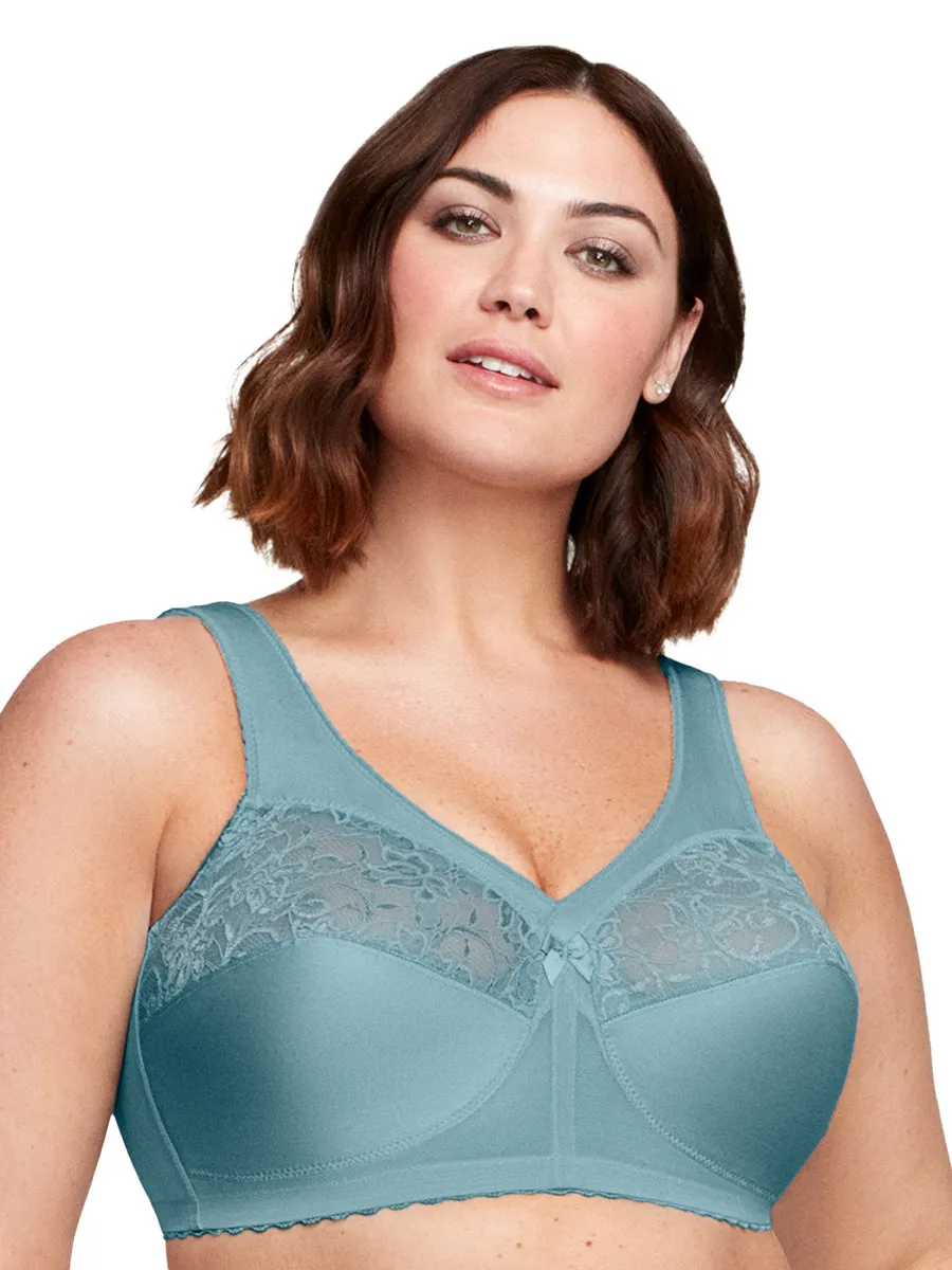 Glamorise Bra 1000 - Feel The Magic Wire-Free Support - Glacier