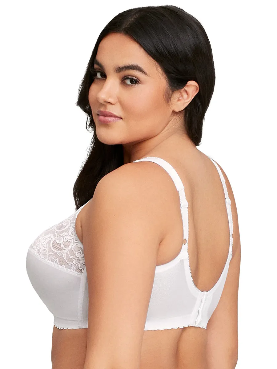 Glamorise Bra 1000 - Feel The Magic Wire-Free Support - White