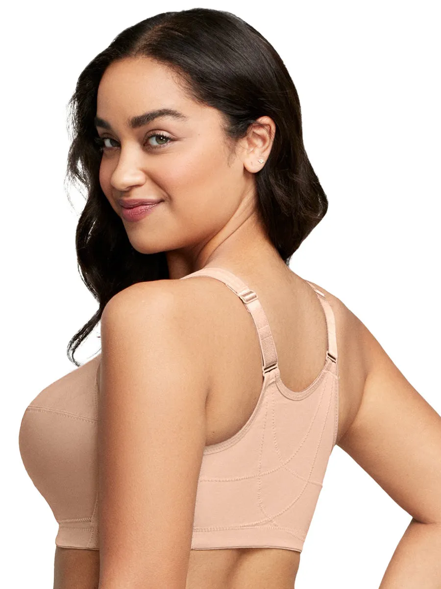Glamorise Bra 1265 - 360 Support Front-Close Posture - Beige
