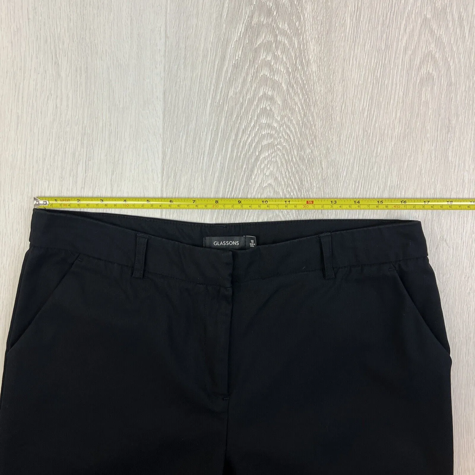 Glassons Womens Black Slim Dress Pants Size 12