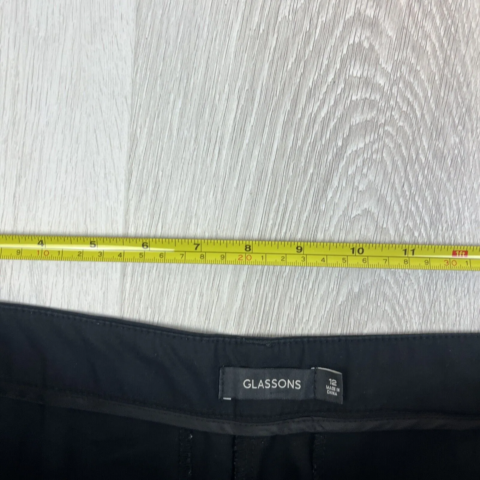 Glassons Womens Black Slim Dress Pants Size 12