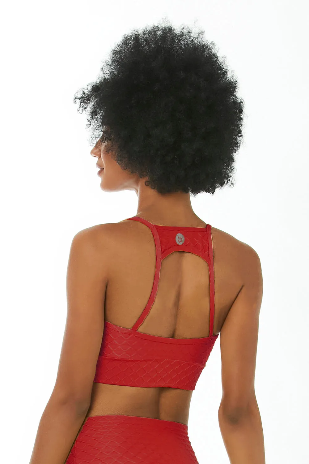 GLOW SPORT BRAS - RED