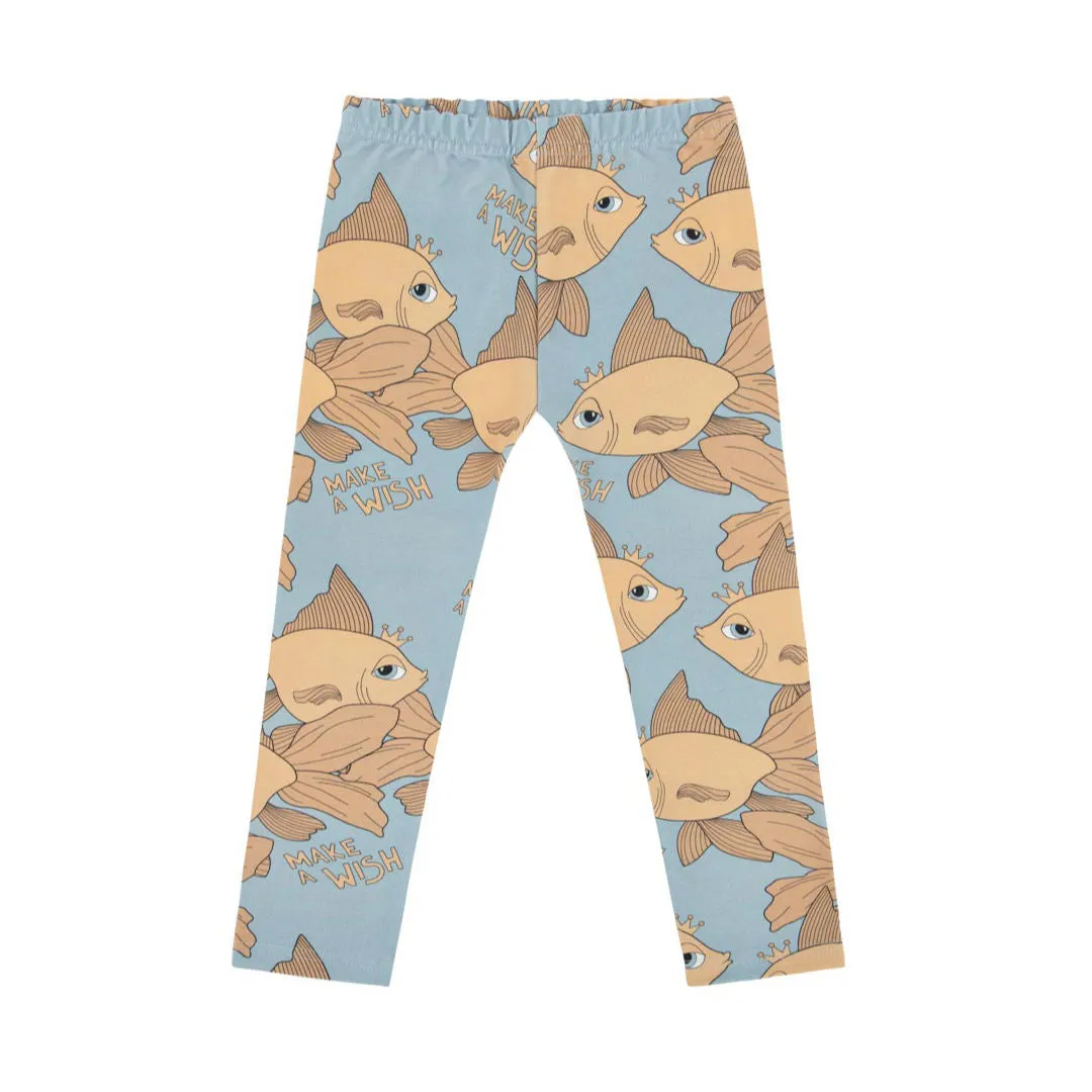 Goldfish Blue Leggings - HURRY! Only 2 left
