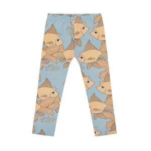Goldfish Blue Leggings - HURRY! Only 2 left