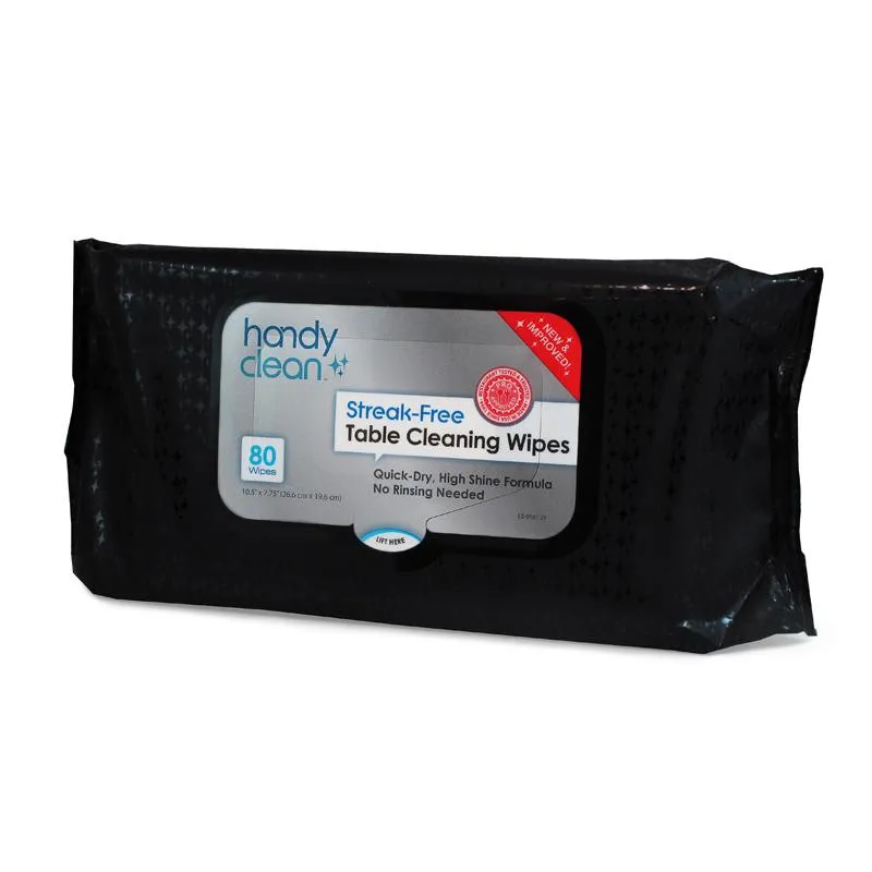 HandyClean Table Cleaning Wipes 80 ct Flow Pack