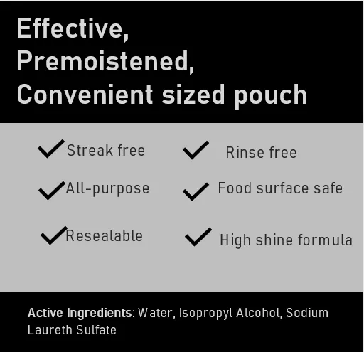 HandyClean Table Cleaning Wipes 80 ct Flow Pack