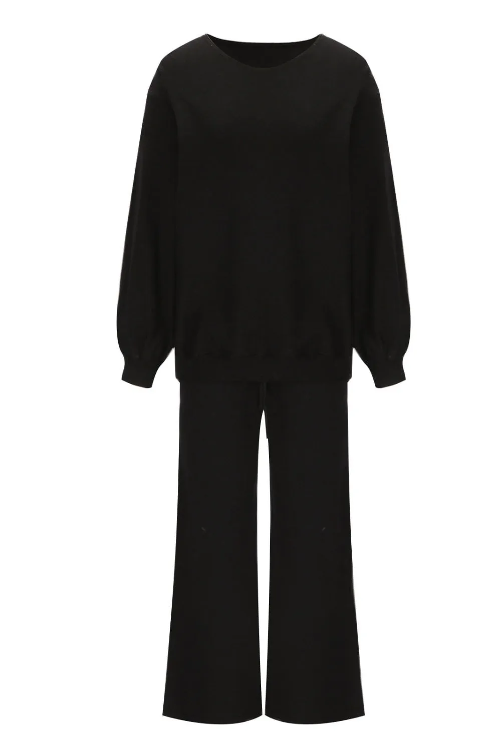 Hazel Blues® |  Round Neck Long Sleeve Top and Pants Set