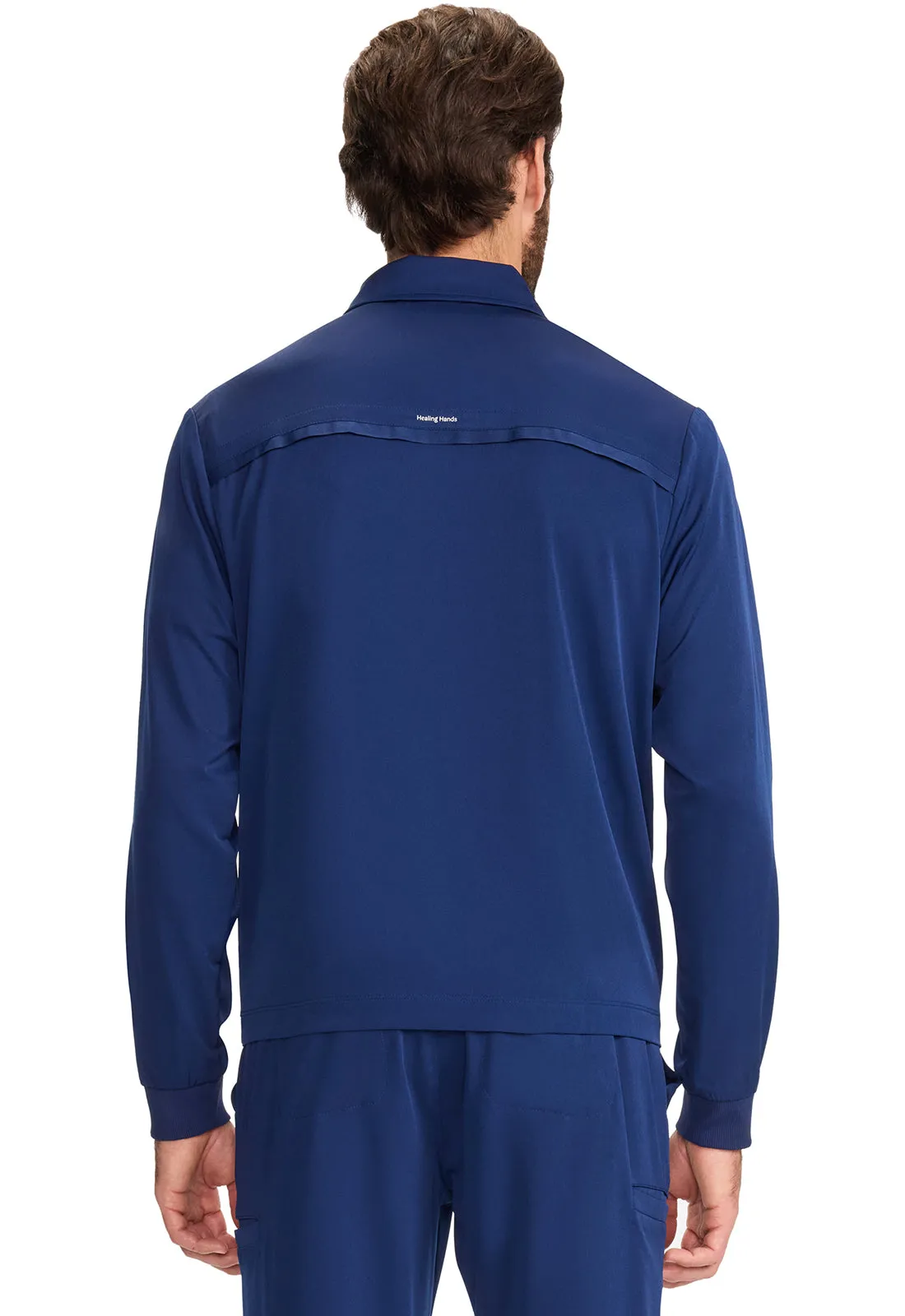 HH Works Men's Zip Front Jacket Navy