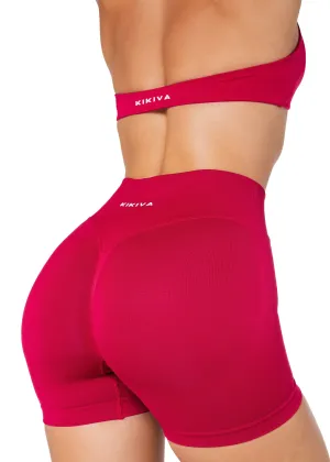 HIGH Dynamic Seamless Short - Scarlett-Ruby Red
