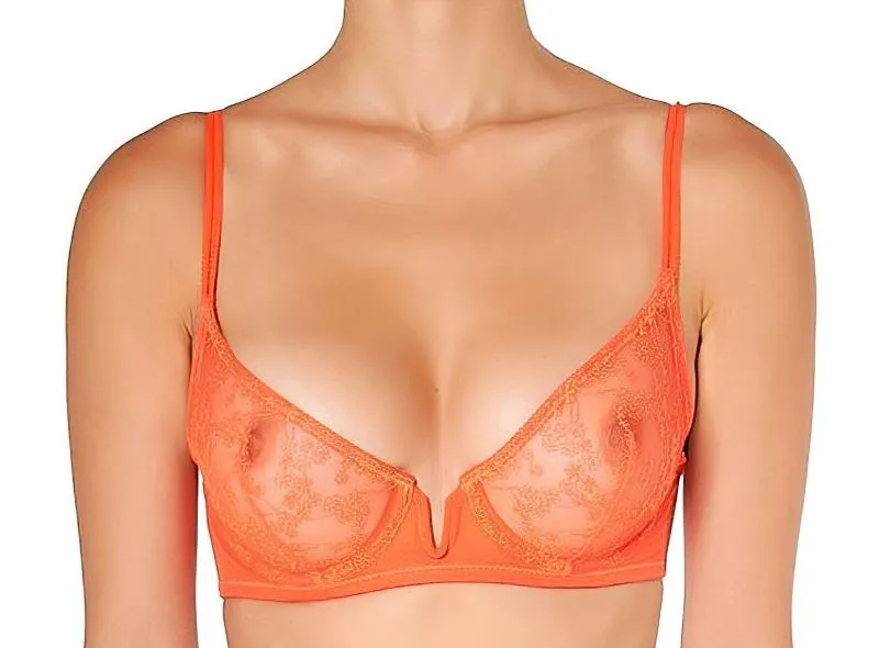 Hot Stuff Underwire Bra - Orange -