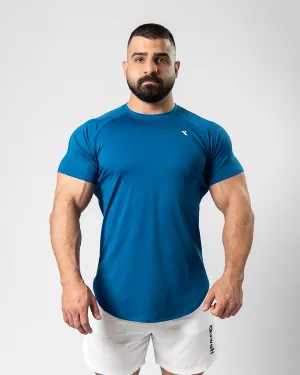 Icon Muscle Tee-Blue