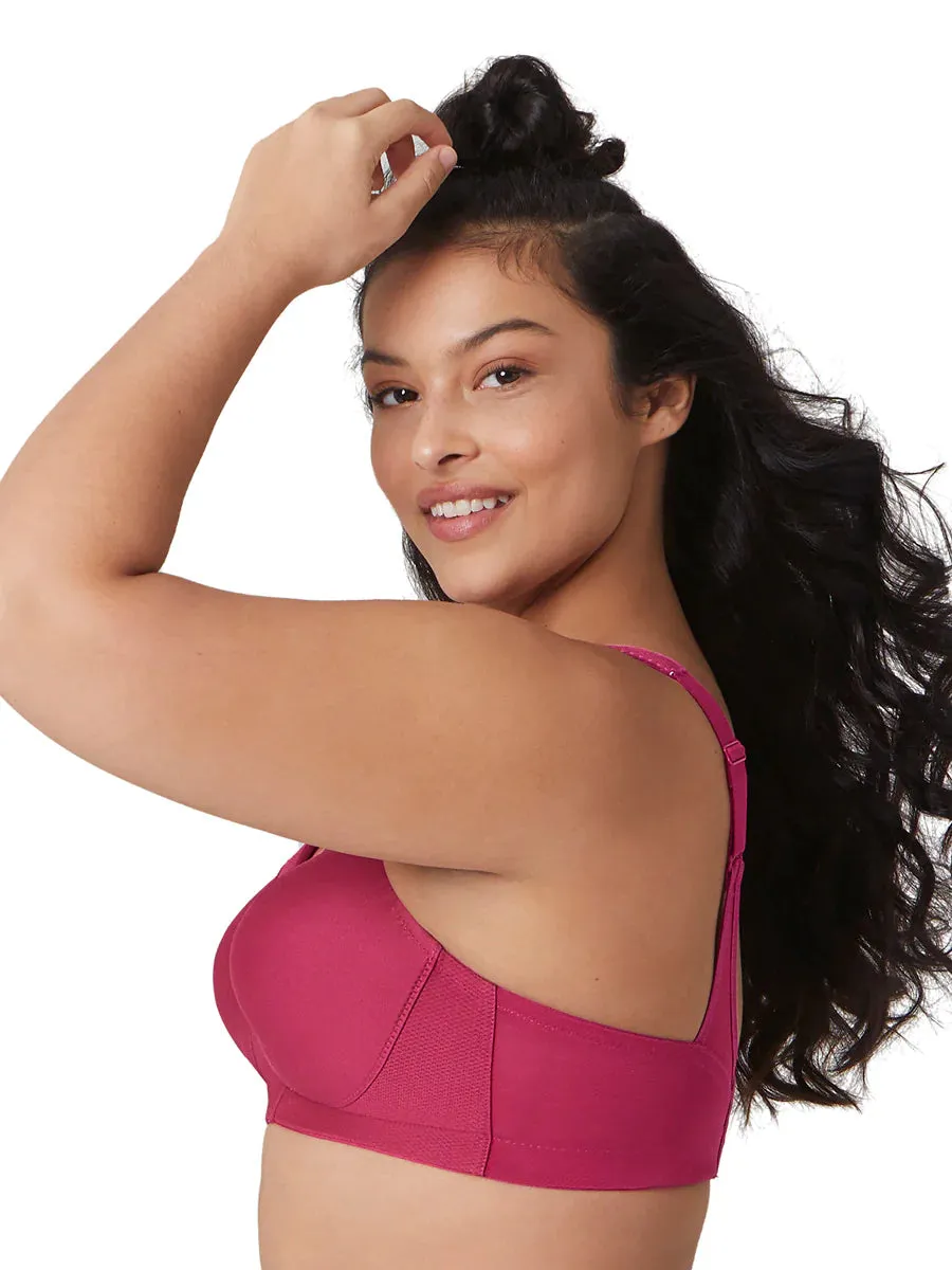 In Stock Glamorise Bra 1006 - The Versatile Medium Support Sports Bra - Ruby