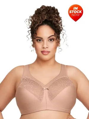 In Stock Glamorise Bra 1010 - Magiclift Natural Shape Support Bra - Cappuccino
