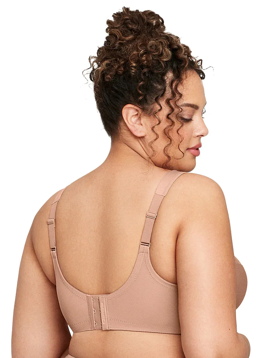 In Stock Glamorise Bra 1010 - Magiclift Natural Shape Support Bra - Cappuccino