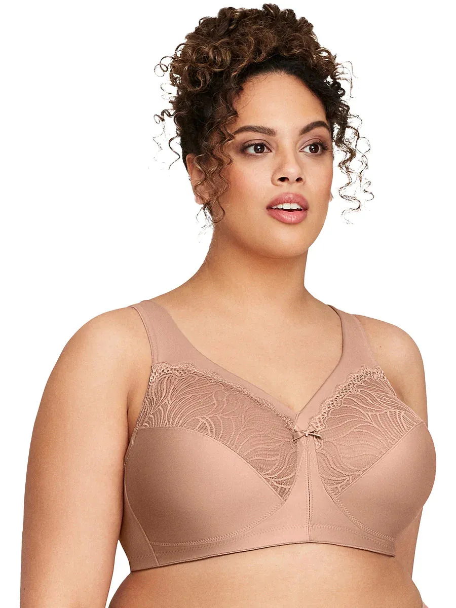 In Stock Glamorise Bra 1010 - Magiclift Natural Shape Support Bra - Cappuccino