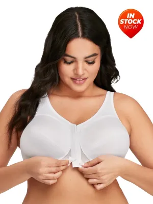 In Stock Glamorise Bra 1265 - 360 Support Front Close Posture - White