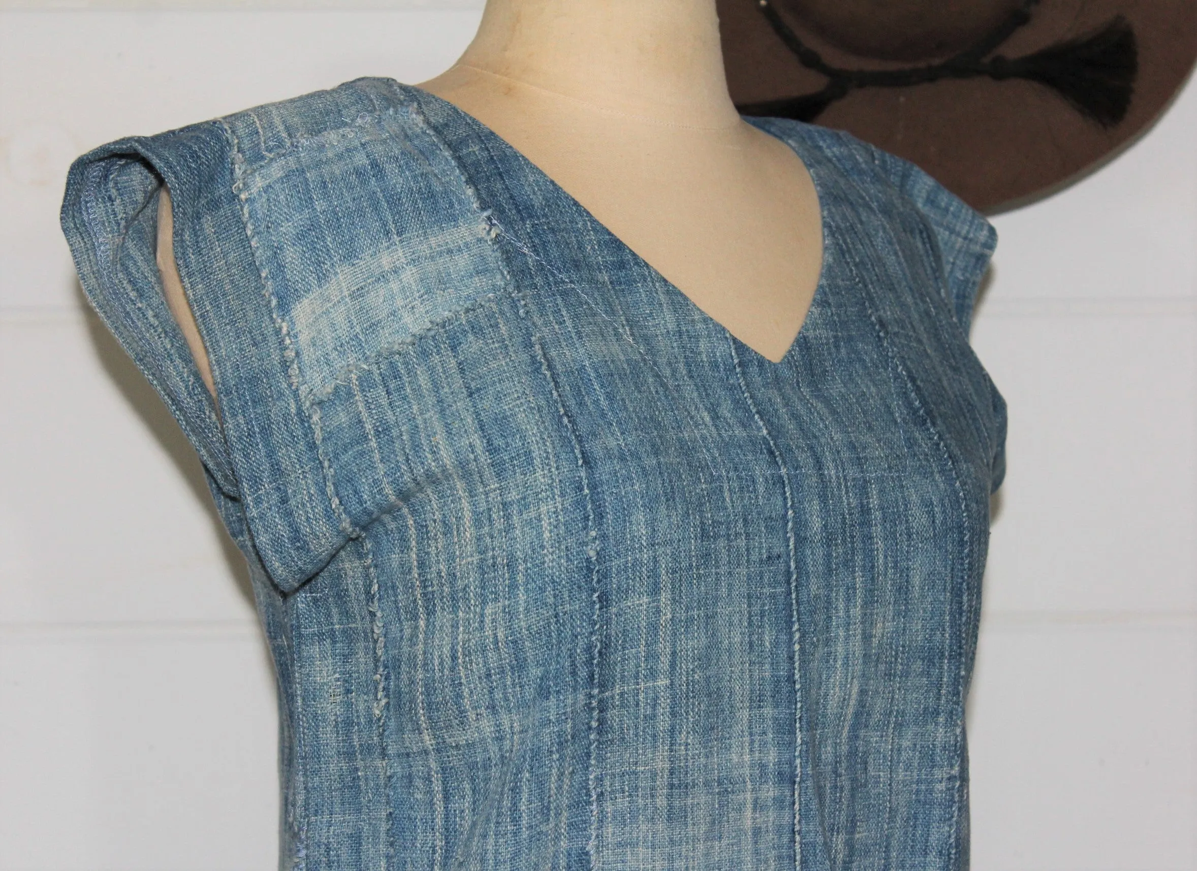 Indigo Mossi Fringe Top