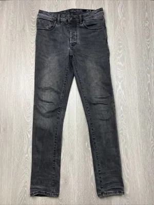 Industrie Mens The Bedford Slim Black Jeans Size 32/32