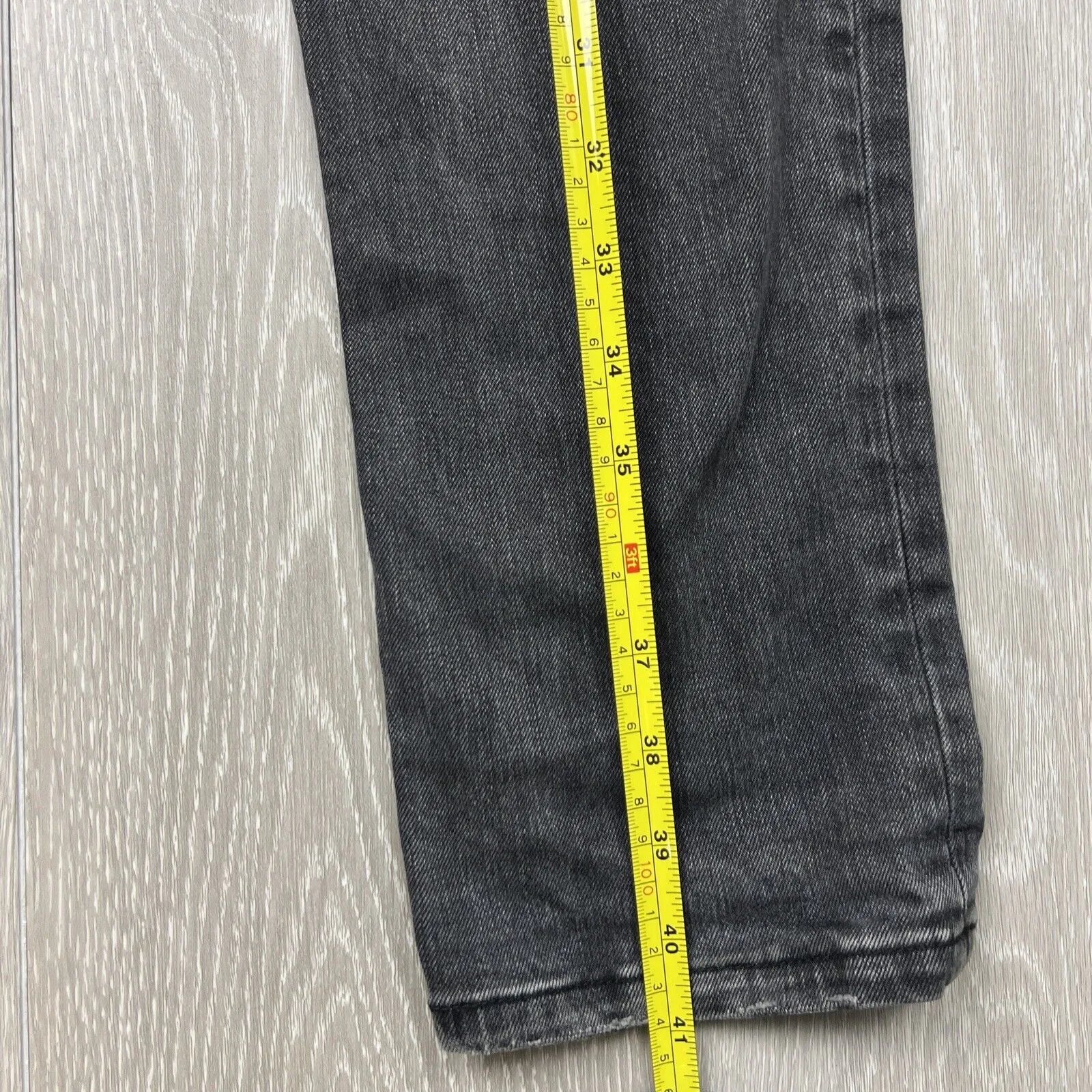 Industrie Mens The Bedford Slim Black Jeans Size 32/32