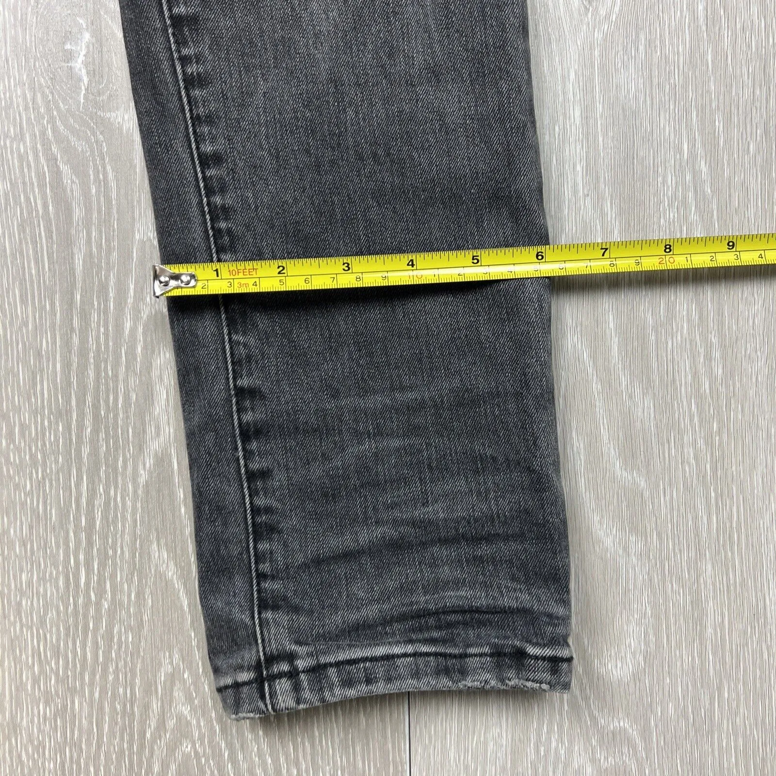 Industrie Mens The Bedford Slim Black Jeans Size 32/32