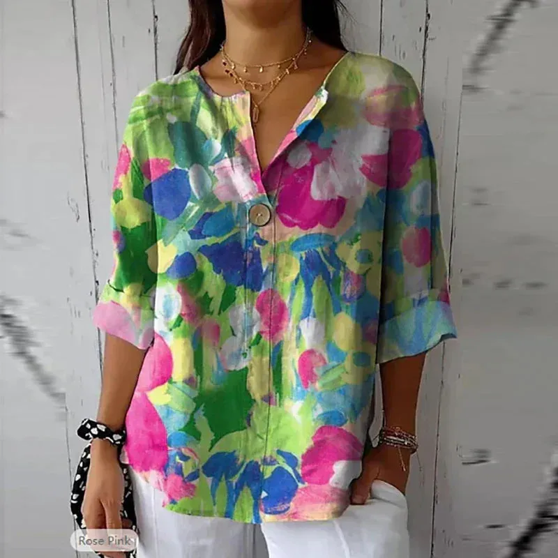 Inés® | Linen Blouse Made Of Cotton, Airy And Elegant