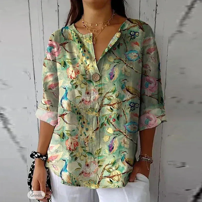 Inés® | Linen Blouse Made Of Cotton, Airy And Elegant