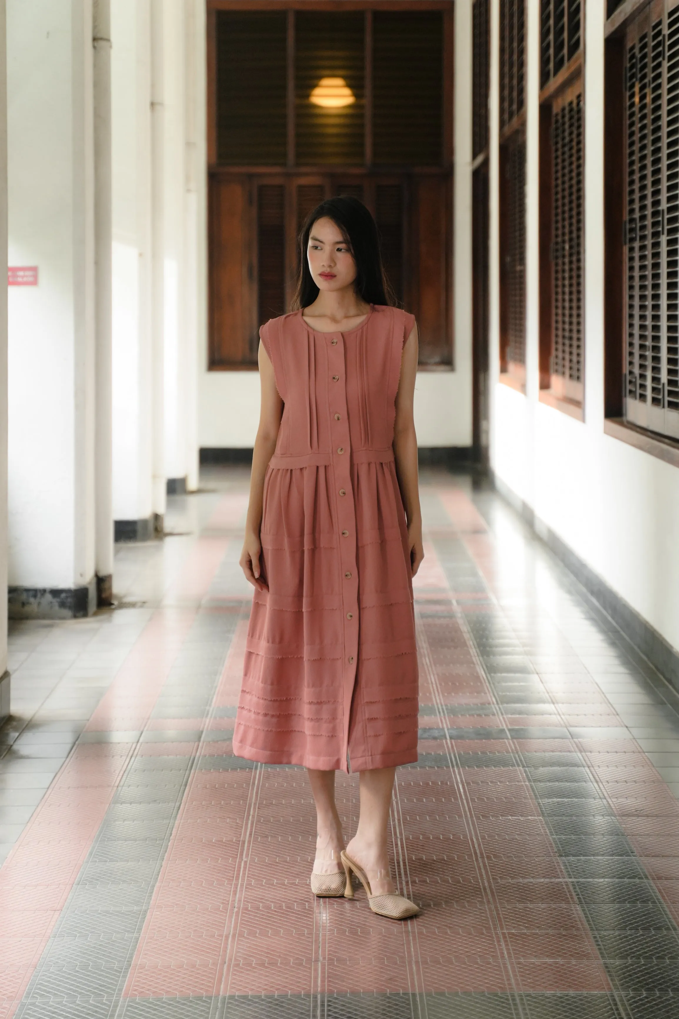 ISADORA DRESS IN POMELO