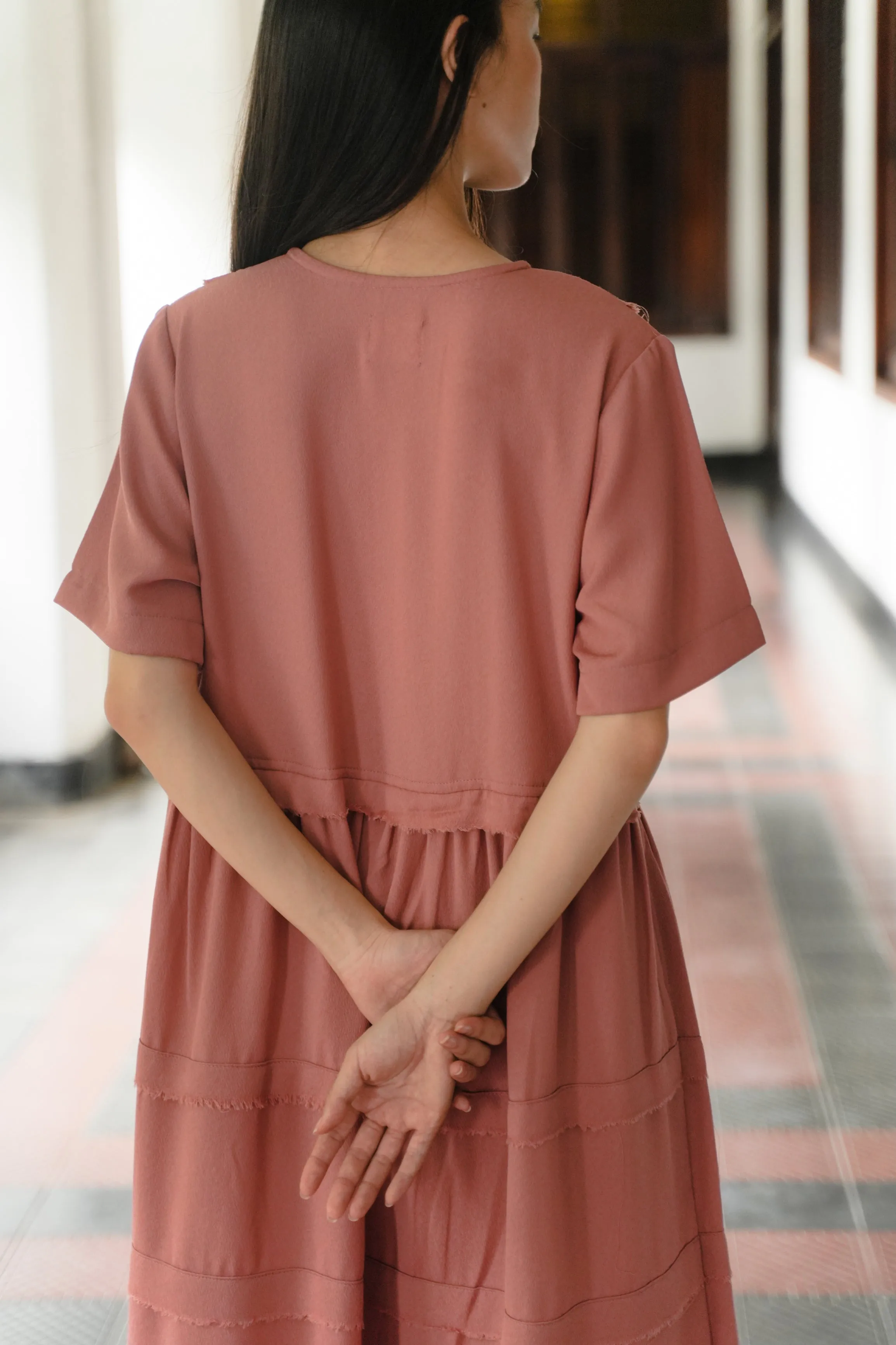 ISADORA DRESS IN POMELO