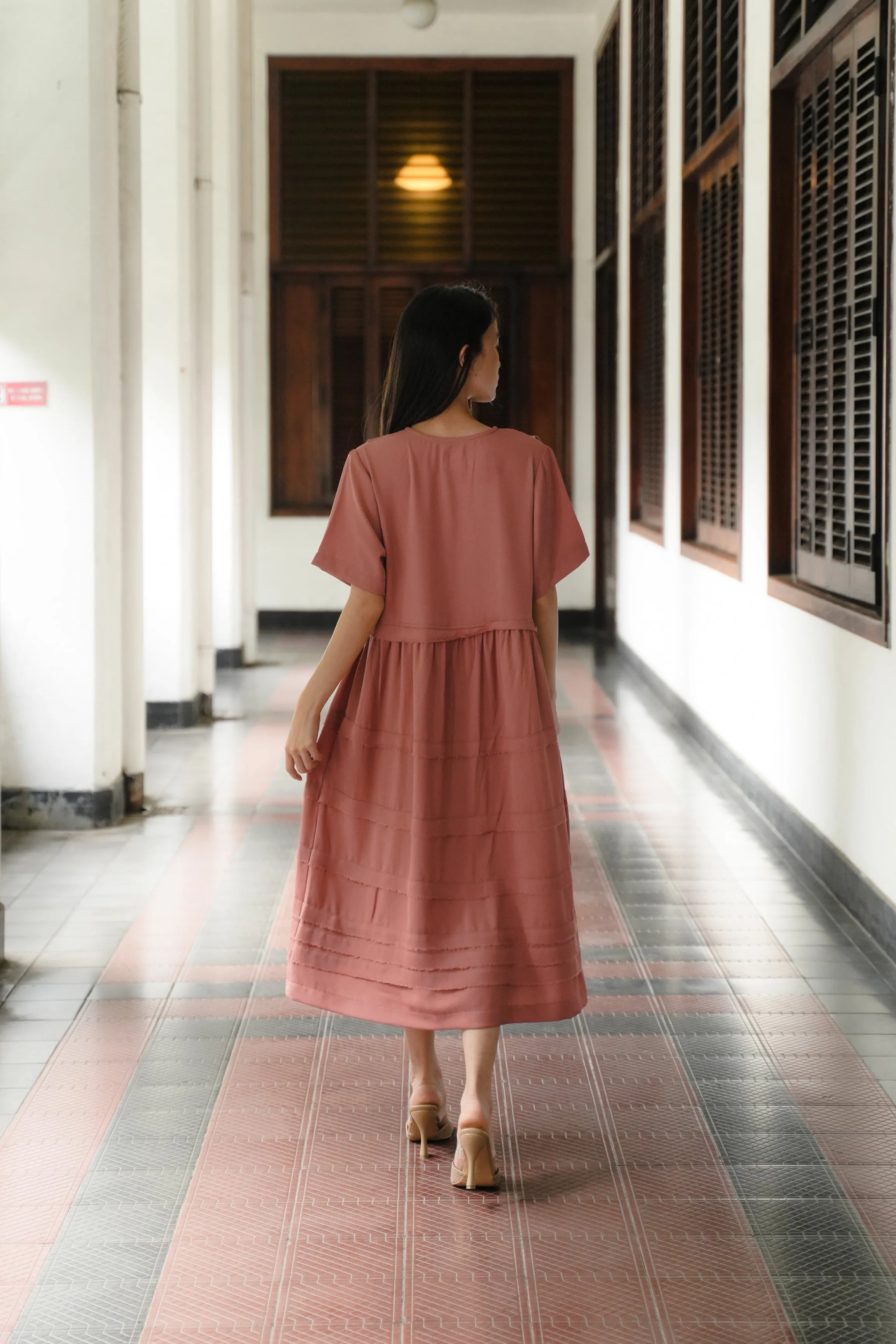 ISADORA DRESS IN POMELO
