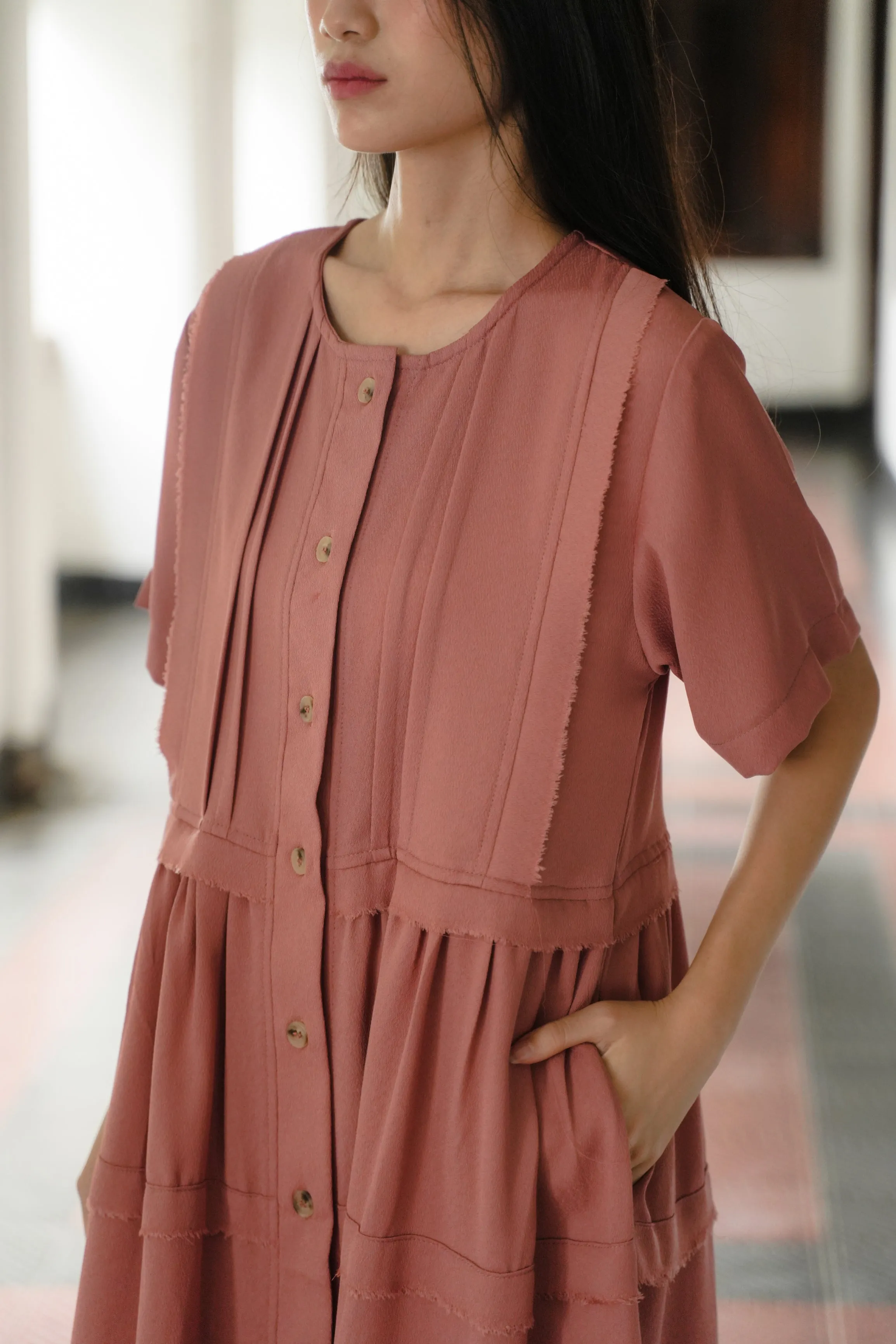 ISADORA DRESS IN POMELO