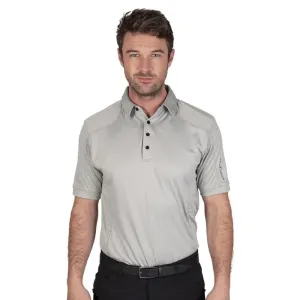 Island Green Top Stitch Polo Shirt - Battleship Grey